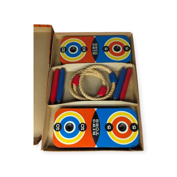 Vintage Pressman Toy Corp Ring-Toss Game #1107 Made in USA w/Original Box - Picture 6 of 16